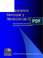 Transparencia Municipaly Rendicionde Cuentas