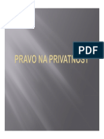 Pravo Na Privatnost