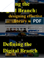 Building The Digital Branch: Presentation