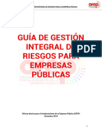 Guía de Gestión Integral de Riesgos para Empresas Públicas - Ofep