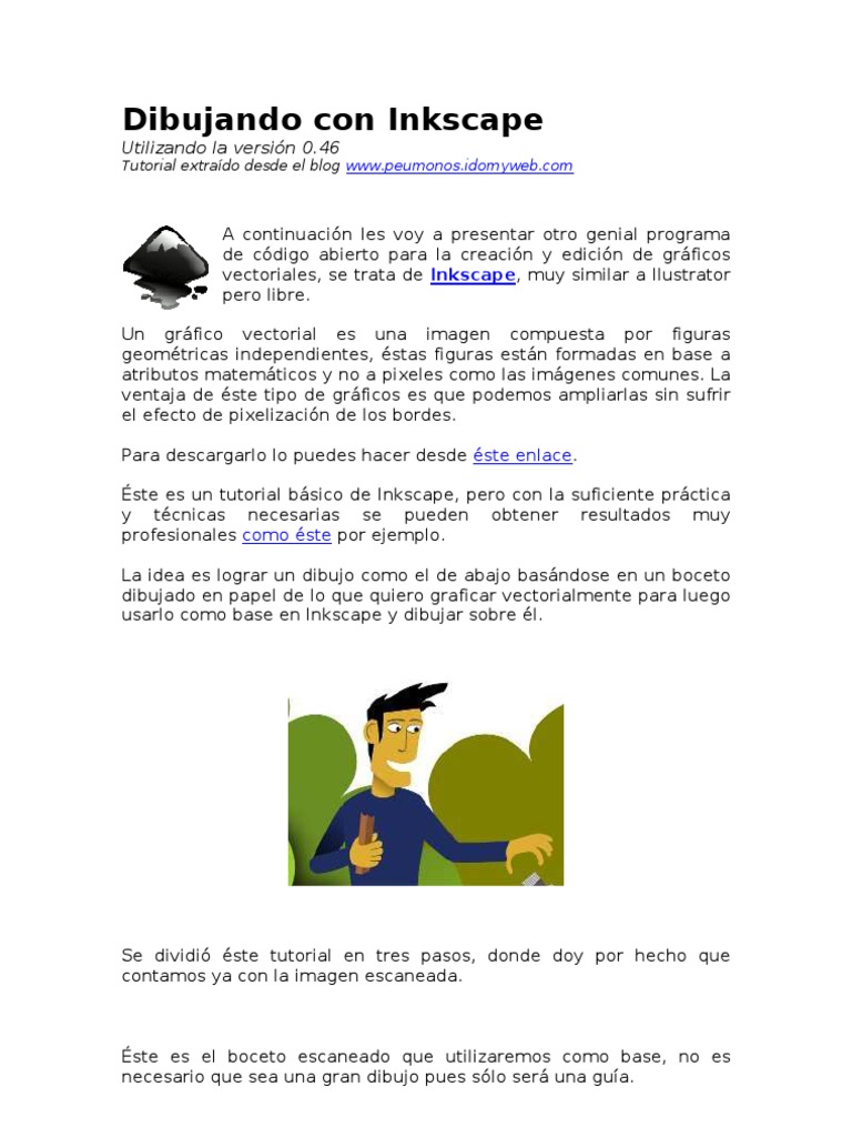 Tutorial Básico de Inkscape | PDF | Dibujo | Color