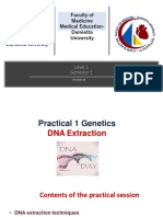 1 - Practical Genetics DNA Extraction