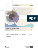 La Inflación de Abril Fue de 6% y Acumula 23,1% en El Año