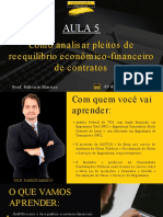 Apresentação 5 - Como Analisar Pleitos de Reequilíbrio - Prof. Fabricio Mareco