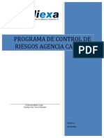 Programa de control de riesgos Agencia Cabildo DIEXA