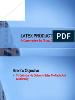 Latex Products, Inc.: A Case Review by Group 2 EMBA 16