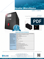 D FEPE ID 08 Estabilizador LCR de 1 1.5 2 kVA - Ieda PowerSafe