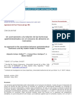 Un Acercamiento A La Relación de Las Hormonas Gastrointestinales Con El Consumo de Alimento en Rumiantes