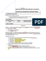 Principles of Reinforced and Prestressed Concrete: Module in