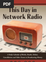 Download Jim Cox This Day in Network Radio a Daily Calendar of Births Deaths Debuts Cancellations and Other Events in Broadcasting History 2008 by anghel_simona1 SN57386397 doc pdf