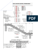 Design of Stair Case With Central Stringer Beam