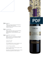 Trio Merlot 2009 Es