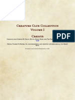 Creature Club Collection Volume 1 v1-1