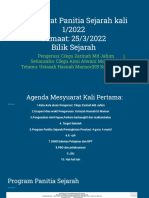 Mesyuarat Panitia Sejarah Kali 1-2022