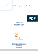 Manual For Palliative Care: Manuals For Training in Cancer Control