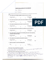 student evaluation of the resident  2   1 