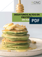 Desayunos Altos en Proteína Sin Huevo.