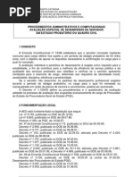 Avaliação Especial de Desempenho de Servidor em Estágio Probatório