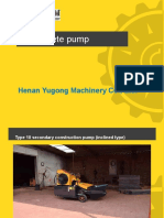 Concrete Pump: Henan Yugong Machinery Co., LTD