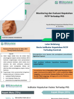 Monitoring dan Evaluasi Kepatuhan FKTP Terhadap PKS