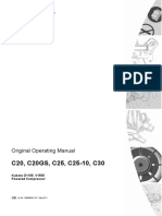 C20, C20GS, C25, C25-10, C30: Original Operating Manual