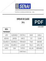 Espelho de Classe 3 A - 2011