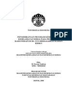 Pengembangan Program Kesehatan & Keselamatan Kerja Pada Pelayanan Radioterapi Di Rs. Xyz Berdasarkan Kajian Risiko