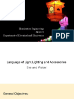 Illumination Engineering 15EE019 Department of Electrical and Electronics