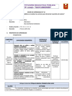 Sesion de Aprendizaje 2 - 1ero - Exp 2