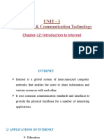 Class 9 - PART-A - Unit-3 - Ch-12 - Introduction To Internet