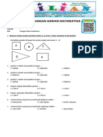 Soal Matematika Kelas 1 SD Bab 8 Bangun Datar Sederhana