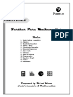 Further Pure Mathematics: Formula Booklet