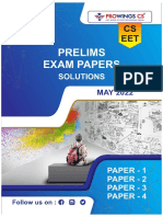 Cs Eet - May Prelims - Solutions