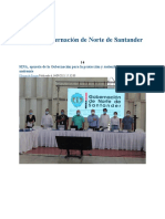 Noticias Gobernación de Norte de Santander