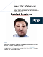 Bolatbek Assabayev - Story of A Scammer