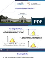 Central Tendency and Dispersion Lecture