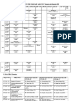 Tentative Time Table of B. Tech (Cse) 5 Semester Odd Semester-2020