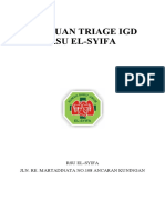 Cover Panduan Triase Igd