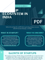 Startup Ecosystem in India