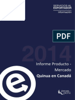 Informe sobre oportunidades de quinua en Canadá