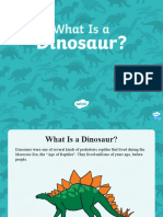 What is a dinosaur