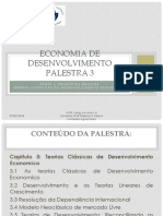 Teorias Clássicas de Desenvolvimento Econômico