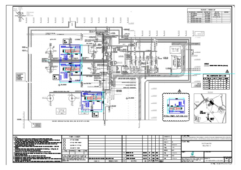 Plot Plan Wellpad A - SUPERIMPOSE RIG (A1P, A3P, A15P) (WI) | PDF ...