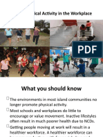 Promote Physical Activity in The Workplace