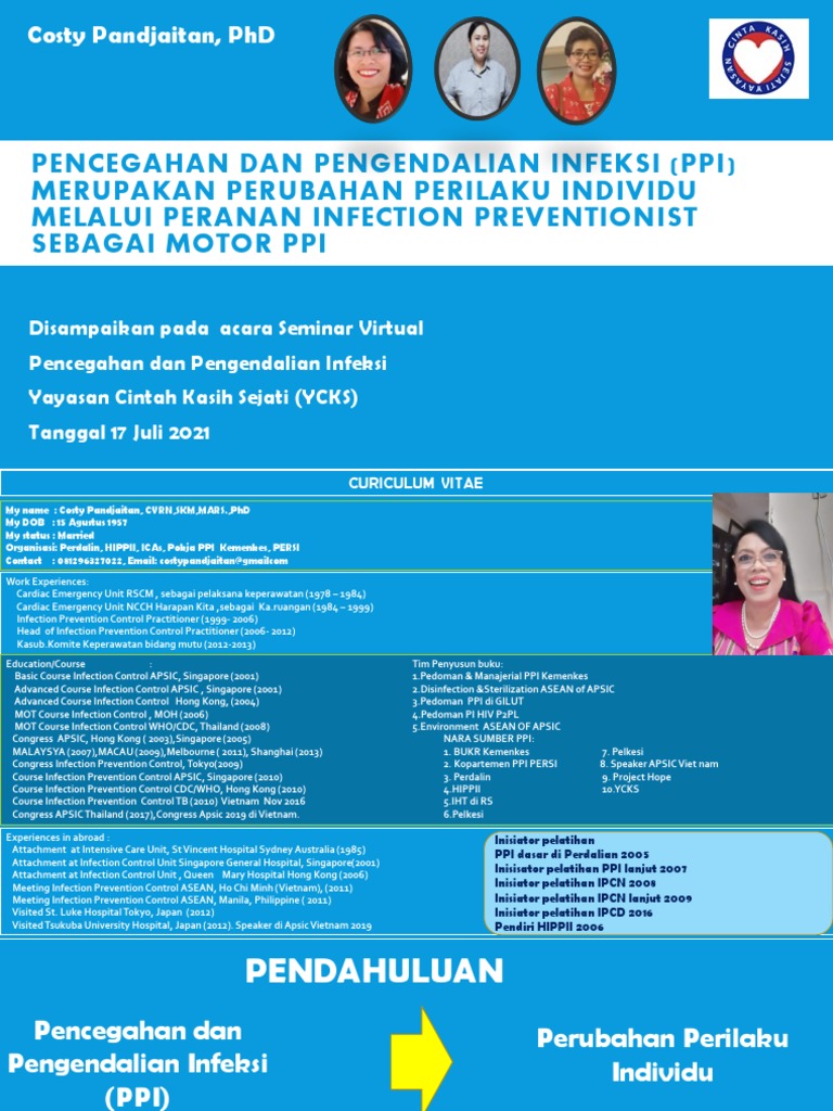 Seminar 17 Juli 21 Pencegahan Dan Pengendalian Infeksi Ppi Pdf