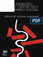 El Derecho Como Obstáculo Al Cambio Social (1975)