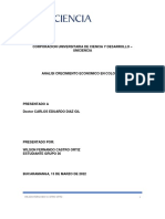 Analisis Crecimiento Economico en Colombia