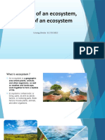 Concept of An Ecosystem, Structure and Function