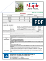 PRICE LIST W.E.F. 01-01-2021: Aparna Constructions and Estates Private Limited