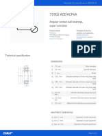 ACE/HCP4A: Angular Contact Ball Bearings, Super-Precision